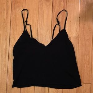 Black flowey tank top